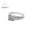 แหวนทองคำขาว แหวนเพชร  แหวนแต่งงาน แหวนหมั้น - R1129DWG